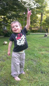 Picture taken moments before he faceplants and tears his lip open, leaving him with a scar on his face for weeks.