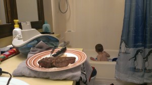 This picture isn't symbolic.  It's exactly what it looks like.